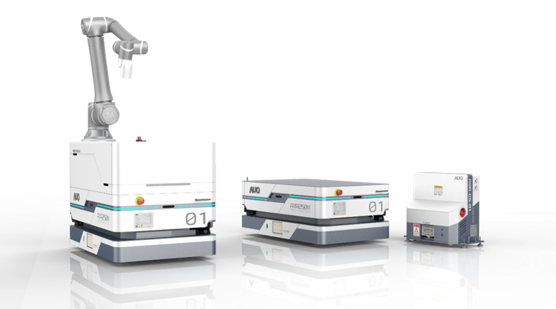 stake數位開發的自主式移動機器人（AMR250M），搭配全向輪並結合AI演算法、2D LiDAR、3D攝影機等技術，協助客戶實現產線全自動化